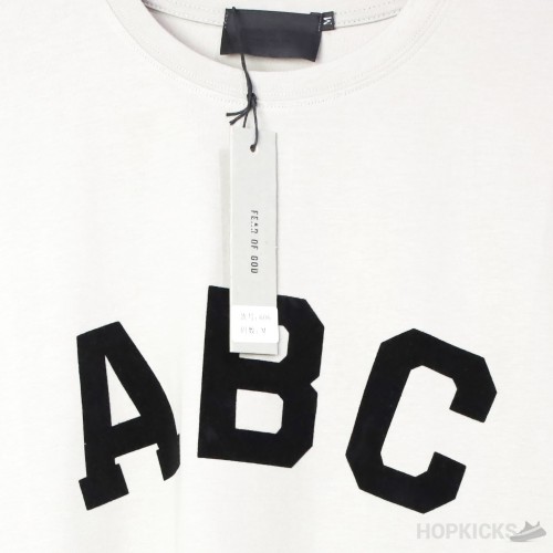 Essentials ABC Print Grey T-shirt